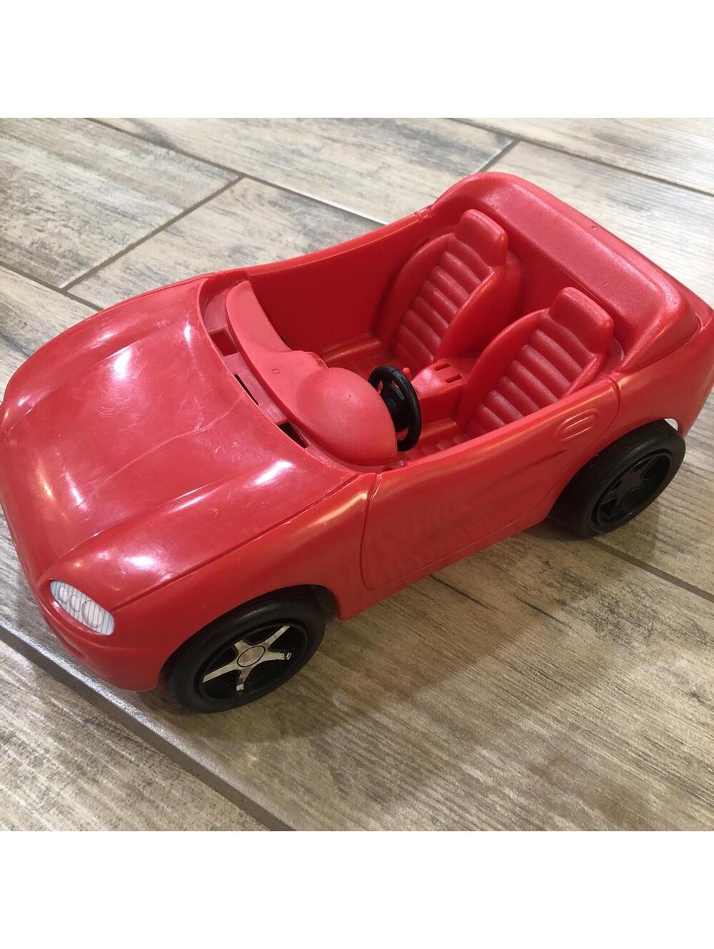 Vintage Barbie Red Convertible Sports Car 1996 Hot Drivin Barbie Car - Picture 2 of 13